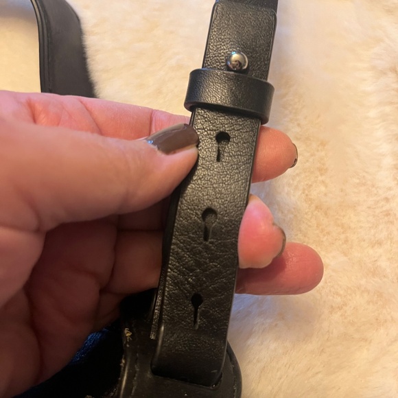 All Saints hobo shoulder or crossbody all leather large  bag - Picture 6 of 10